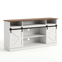 Artiss Buffet Sideboard Cabinet 150cm 3-Tier Kitchen Storage Sliding Doors White