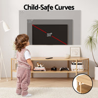 Artiss TV Unit Entertainment Unit Storage Shelf 148cm Pine