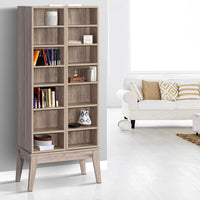 Bookshelf CD Storage Rack - BERG Oak