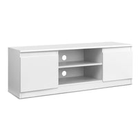 TV Cabinet Entertainment Unit 120cm White Anita