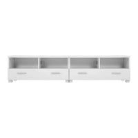 Artiss TV Cabinet Entertainment Unit 180cm White Eddie
