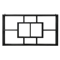 Artiss Floating Wall Shelves Bookshelf Black