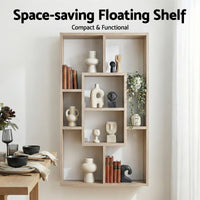 Artiss Floating Wall Shelves Bookshelf Wood