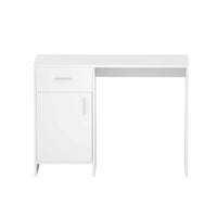 Artiss Office Desk and Chair Set 100cm Computer Desk PU Leather Office Chair