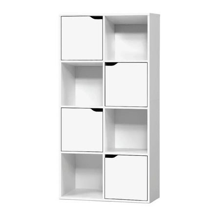 Artiss Bookshelf 8 Cube Shlef - DANA White