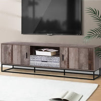 TV Cabinet Entertainment Unit 180cm Industrial