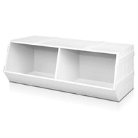 Keezi Kids Toy Box Bookshelf Storage Bookcase Organiser Display Stackable