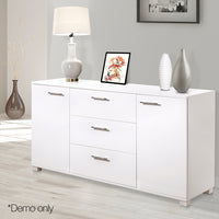 Artiss Buffet Sideboard High Gloss - White