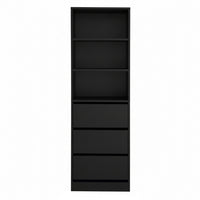 Artiss 3 Chest of Drawers Tallboy Cabinet Black