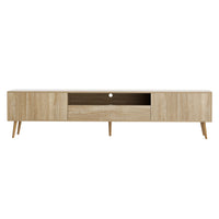 Entertainment Unit Alex TV Cabinet Storage Drawers 200CM