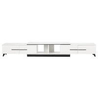 Artiss Extendable TV Cabinet Entertainment Unit Stand White