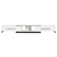 Artiss Extendable TV Cabinet Entertainment Unit Stand White