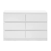 Artiss 6 Chest of Drawers Lowboy White