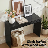 Artiss Console Table Hallway Sofa Entryway Entrance 120CM Black