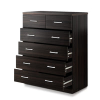 6 Chest of Drawers - ANDES Walnut