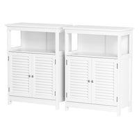 Artiss 2x Buffet Sideboard Cabinet Server Cupboard Kitchen Bathroom Storage IVOR