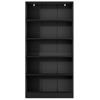 Bookshelf 5 Tiers ANTON Black