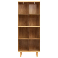 Artiss Bookshelf Bookcase 4 Tiers LEOR Pine