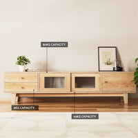 TV Cabinet Entertainment Unit Stand Storage Drawer 180CM