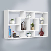 Floating Wall Shelves Bookshelf White