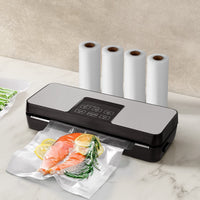 Food Vacuum Sealer Machine Auto Seal Cutter 5 Modes Storage Bags 4 Rolls