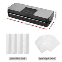 Food Vacuum Sealer Machine Auto Seal Cutter 5 Modes Storage Bags 4 Rolls