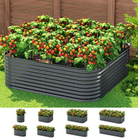 Garden Bed 9 In 1 Modular Planter Box 56CM height