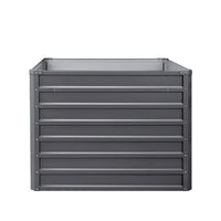 Green Fingers 2x Garden Bed 100x100x77cm Planter Box Raised Container Galvanised