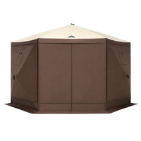 Instahut Gazebo Pop Up Tent 3.6x3.6m Outdoor Marquee Camping Screen w/Curtain Net
