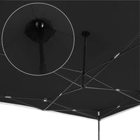 Instahut Gazebo 3x3 Pop Up Marquee Folding Tent Wedding Gazebos Camping Outdoor Shade Canopy Black