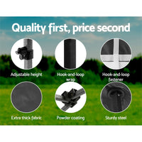 Gazebo 3x6 Pop Up Marquee Folding Tent Wedding Gazebos Camping Outdoor Shade Canopy Black