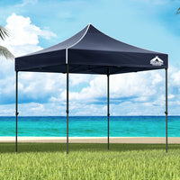 Gazebo Pop Up Marquee 3x3m Folding Tent Wedding Outdoor Camping Canopy Gazebos Shade Navy