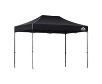 Gazebo Pop Up Marquee 3x4.5m Outdoor Tent Folding Wedding Gazebos Black