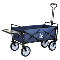 Garden Cart with Cup Holders Blue