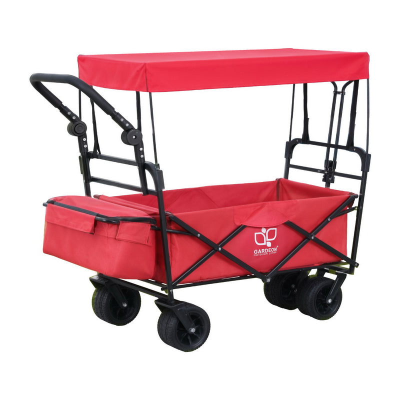 Garden Cart with Removable Canopy Red Kings Warehouse Australia