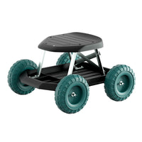 Garden Cart Rolling Stool with Wheels Gardening Helper Seat Farm Yard