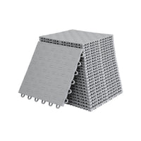 Giantz Garage Floor Tiles Interlocking PP Flooring 25PCS 30x30cm Grey