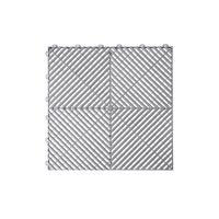 Giantz 20PCS Garage Floor Tiles Interlocking Drainage Non-Slip Tiles Heavy Duty for Workshop Grey