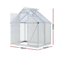 Greenhouse Aluminium Polycarbonate Premium Garden Storage Shed 3.1Mx1.9Mx2.0M