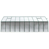Green Fingers Greenhouse 6.3x2.44x2.1M Aluminium Polycarbonate Green House Garden Shed