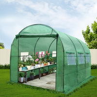 Green Fingers Greenhouse 3x2x2M Walk in Green House Tunnel Plant Garden Shed Dome