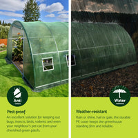 Greenfingers Greenhouse 6x4x2M Walk in Green House Tunnel Plant Garden Shed Dome