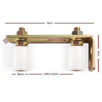 Roller Guide Gate Opener Track Stopper Sliding Hardware Accessories