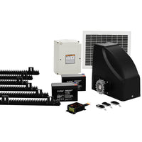 LockMaster Automatic Sliding Gate Opener Kit 10W Solar 6M 600KG