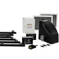 LockMaster Automatic Sliding Gate Opener Kit 20W Solar 6M 600KG