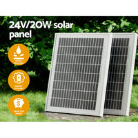 Automatic Sliding Gate Opener Kit 20W Solar 6M 600KG