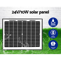 LockMaster Swing Gate Opener Auto 10W Solar Power Electric Remote Control 800KG