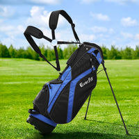 6 Way Dividers Golf Bag Stand Insulated Carry Bag Zippered Rain Cover