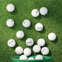 120pcs Golf Ball Set Reusable Distance Golf Balls Practice Training