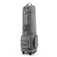 Everfit Golf Travel Bag Flight Cover Foldable Soft Case Wheels Grey